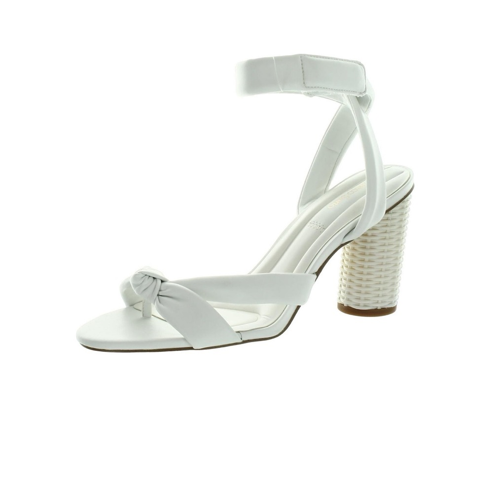 Franco sarto open toe ankle strap heels